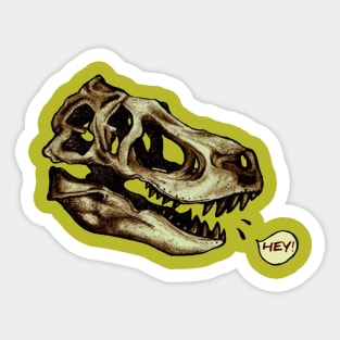 Dino Skull Sticker